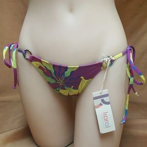 Koral Side Tie Bikini Bottom S